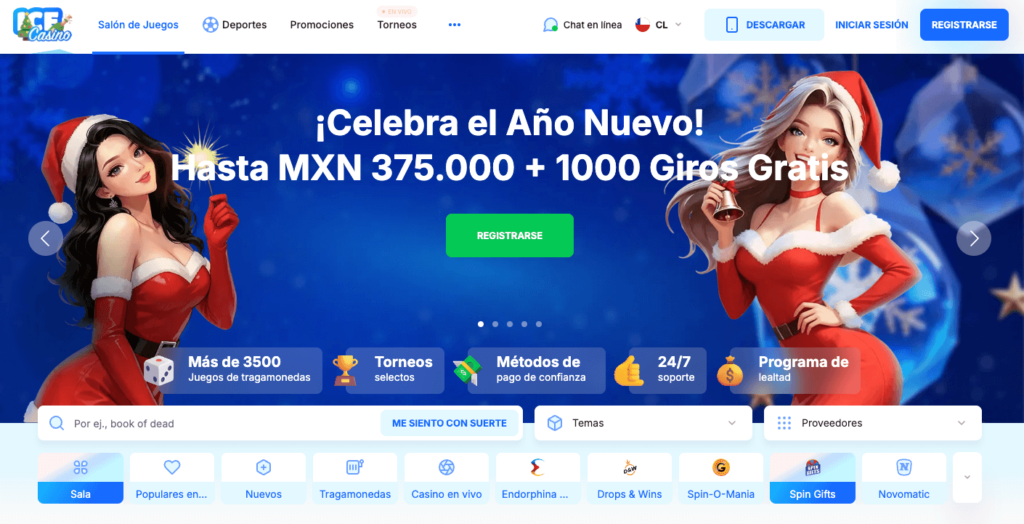 Promoción de Año Nuevo en Ice Casino con bono y giros gratis