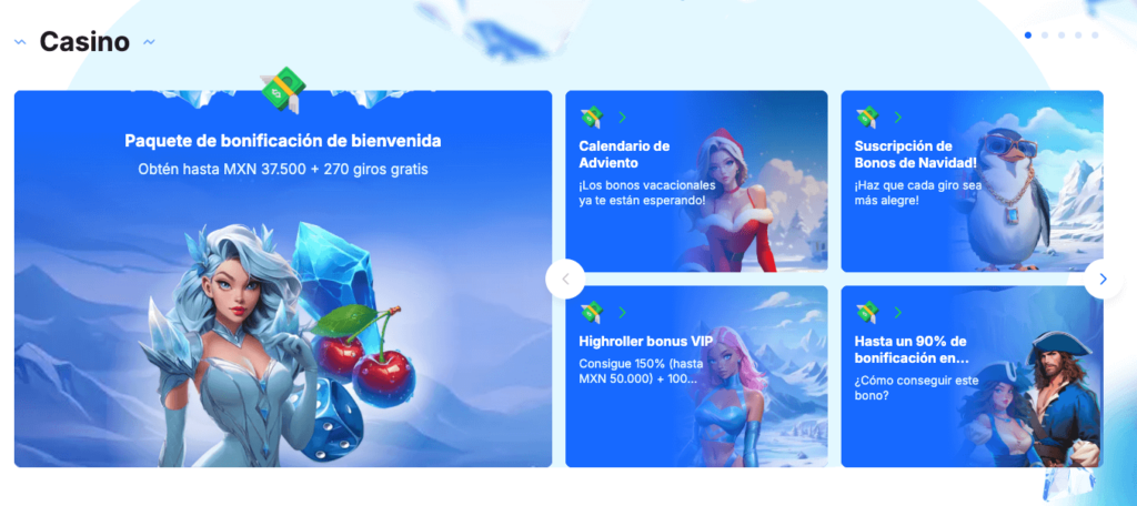 Ofertas y bonificaciones destacadas en Ice Casino