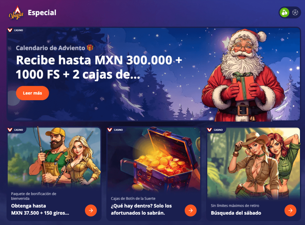 Promociones y bonificaciones especiales en Vulkan Vegas